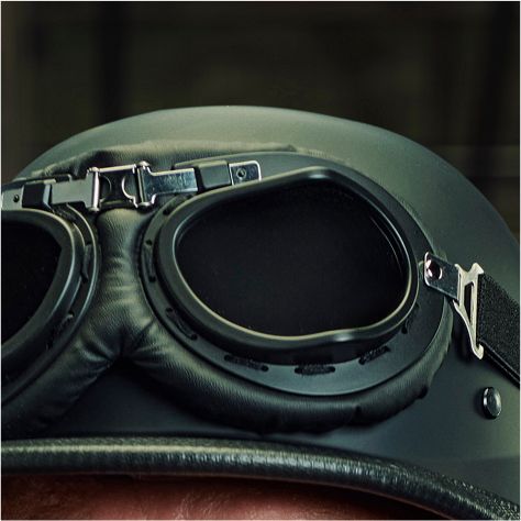 Big Reveal Bike Beard Close Up of Goggles