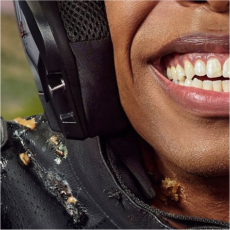 Big Reveal Bug Guts Close Up Mouth Shoulder