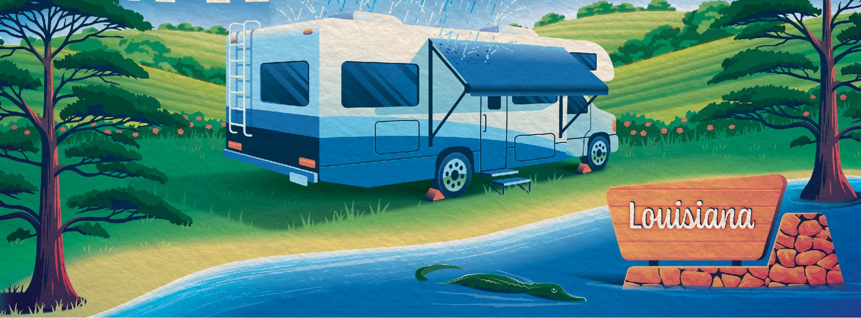 Class C RV ad closeup