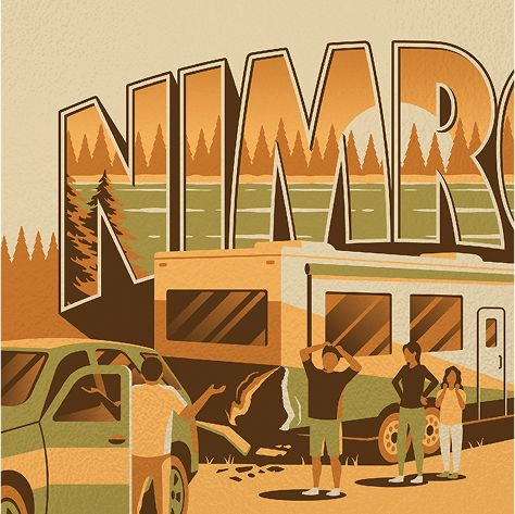 Fifth wheel RV ad closeup Nimrod MN